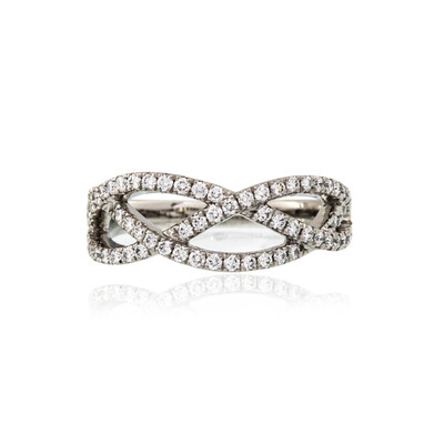 Anello in platino con Diamante Flawless (F) (LUCENT DIAMONDS)