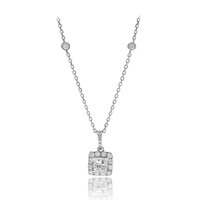 Collana in oro con Diamante SI1 (H) (CIRARI)