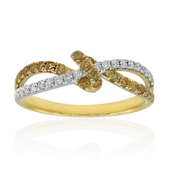 Anello in oro con Diamante Giallo SI2 (CIRARI)