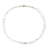 Collana in argento con Quarzo Bianco (Riya)