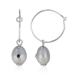 Orecchini in argento con Perla di Acqua Dolce (TPC)