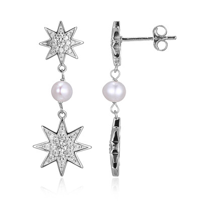 Orecchini in argento con Perla di Acqua Dolce