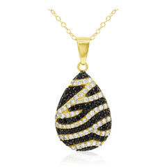 Collana in argento con Spinello Nero