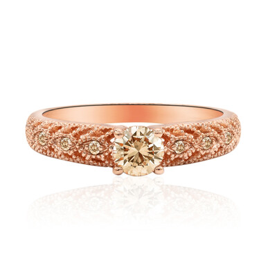 Anello in oro con Diamante Rose de France SI1 di Argyle (Annette)