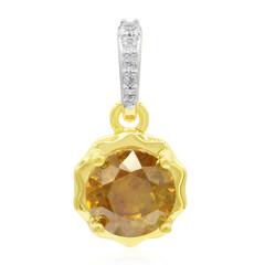 Ciondolo in argento con Sfalerite