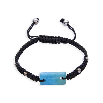 Bracciale in argento con Larimar