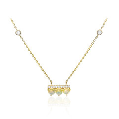 Collana in oro con Opale di Welo AAA (CIRARI)