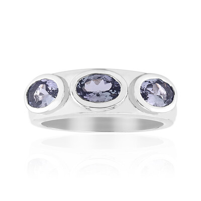 Anello in argento con Tanzanite (non riscaldata)
