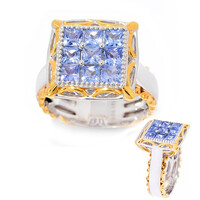 Anello in argento con Tanzanite (Gems en Vogue)