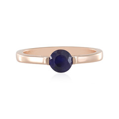 Anello in argento con Zaffiro Blu del Madagascar