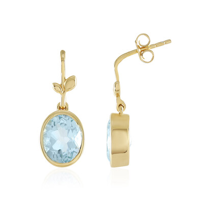 Orecchini in argento con Topazio Blu Cielo