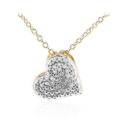 Collana in argento con Diamante I3 (I)