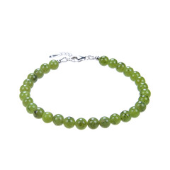 Bracciale in argento con Serpentino