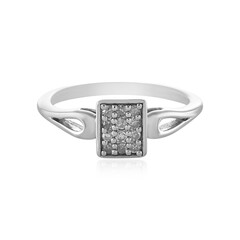 Anello in argento con Diamante I1 (I)