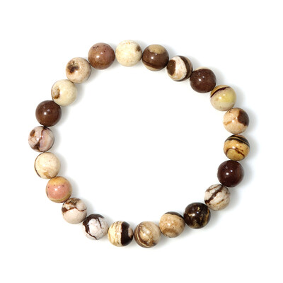 Bracciale con Diaspro Zebrato Rosso