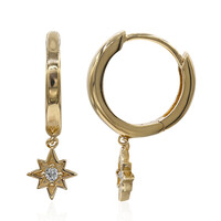 Orecchini in argento con Topazio Bianco