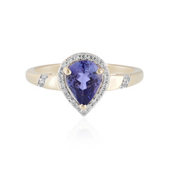 Anello in oro con Tanzanite AAA