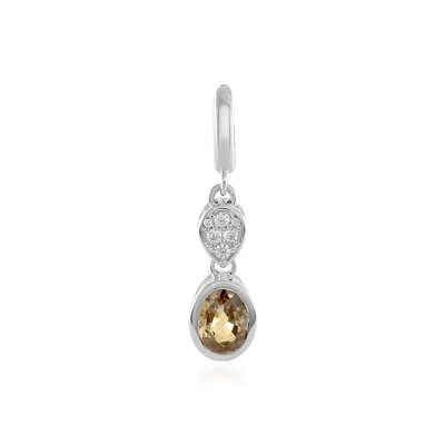 Ciondolo in argento con Zircone Canarino