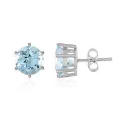 Orecchini in argento con Topazio Blu Cielo