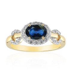 Anello in oro con Zaffiro Blu del Queensland (Remy Rotenier)