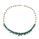 Collana in argento con Malachite (Riya)