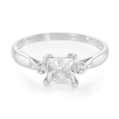 Anello in argento con Petalite