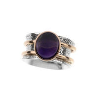 Anello in argento con Ametista