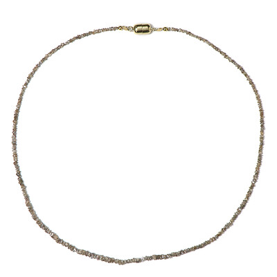 Collana in argento con Diamante Champagne (Adela Silber)