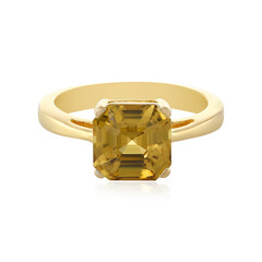 Anello in argento con Zircone Giallo