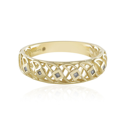 Anello in oro con Diamante I2 (J) (Ornaments by de Melo)