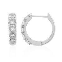 Orecchini in argento con Topazio Bianco