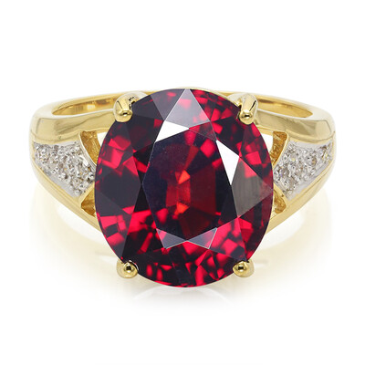 Anello in oro con Spessartina (AMAYANI)