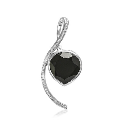 Ciondolo in argento con Onice Nero (MONOSONO COLLECTION)