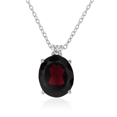 Collana in argento con Granato d’India