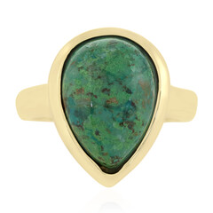 Anello in argento con Crisocolla