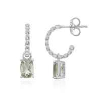 Orecchini in argento con Ametista Verde
