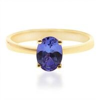 Anello in oro con Tanzanite AAA (CIRARI)