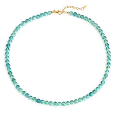 Collana in argento con Fluorite Verde