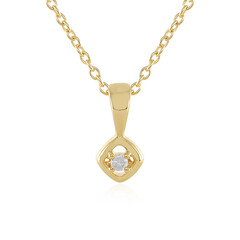 Collana in argento con Diamante I3 (J)