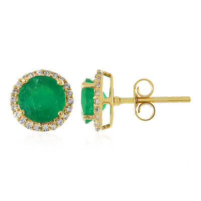 Orecchini in oro con Smeraldo Socoto