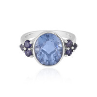 Anello in oro con Fluorite Blu (KM by Juwelo)