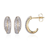 Orecchini in ottone con Diamante I3 (I) (Juwelo Style)