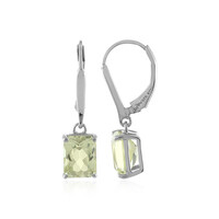 Orecchini in argento con Kunzite Canarino