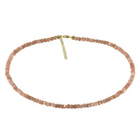 Collana in argento con Pietra di Luna Kangeyam