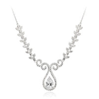 Collana in argento con Topazio Bianco