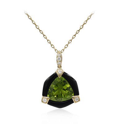 Collana in oro con Peridoto Dashihe  (CIRARI)