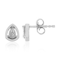 Orecchini in argento con Diamante I2 (J)
