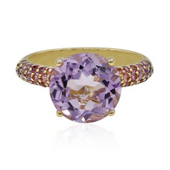 Anello in argento con Ametista Rose de France