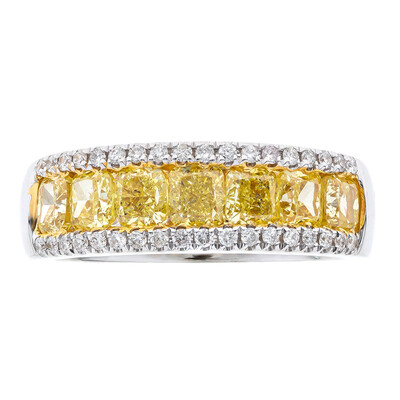 Anello in oro con Diamante Giallo SI2 (CIRARI)