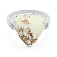 Anello in argento con Magnesite